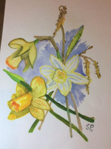 Sandra P. Spring flowers, watercolour. 1.21.jpeg